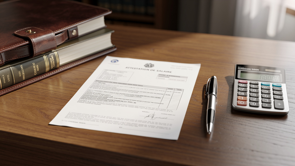 Attestation de salaire accident de travail et indemnités journalières